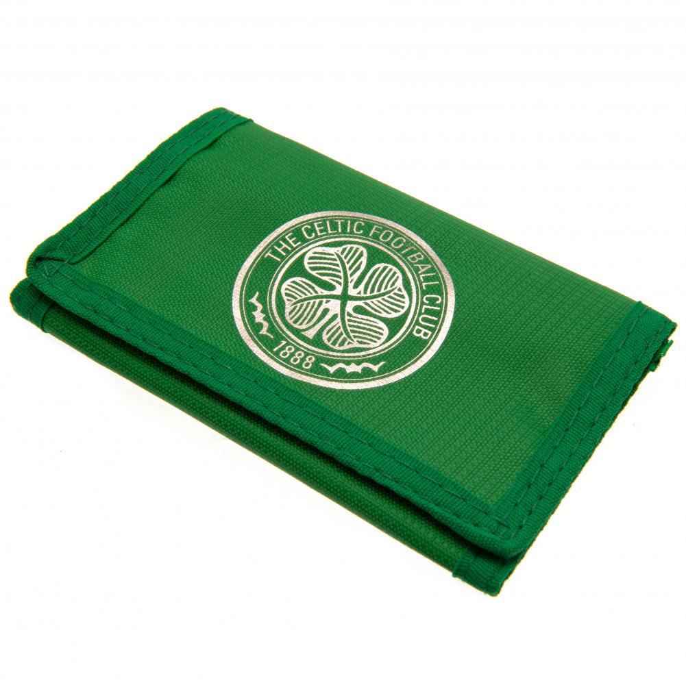 Celtic FC Nylon Wallet CR in React Green - Wallets at Gift Moments