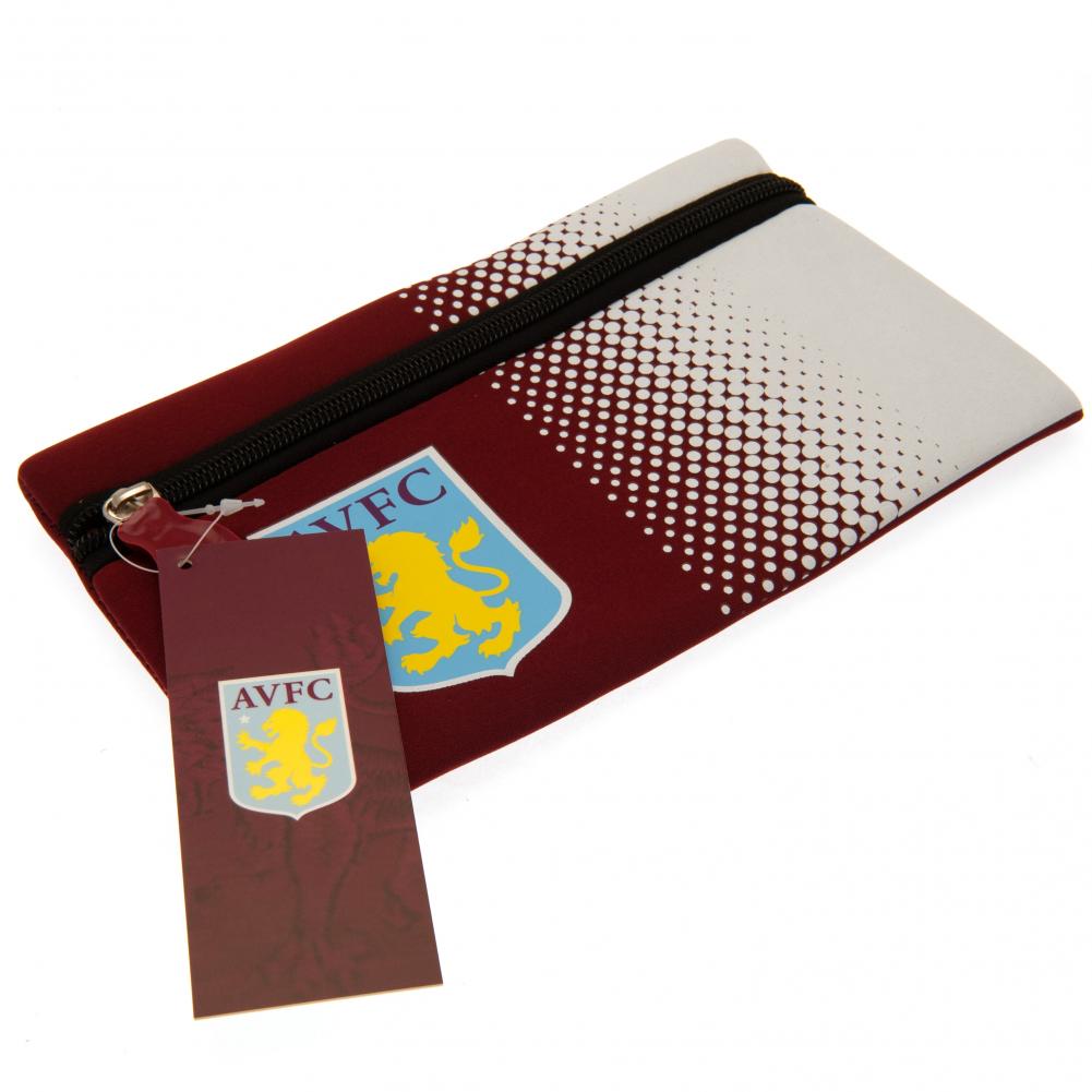 Aston Villa FC Neoprene Pencil Case - Pencil Cases & Sets at Gift Moments