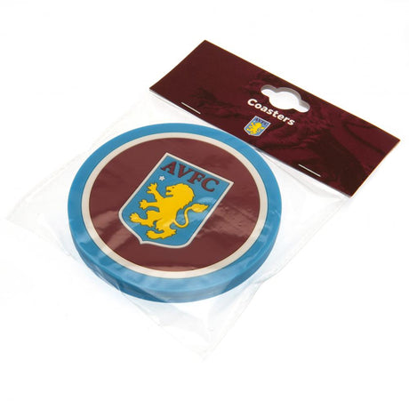 Aston Villa FC 2pk Coaster Set - Coasters at Gift Moments