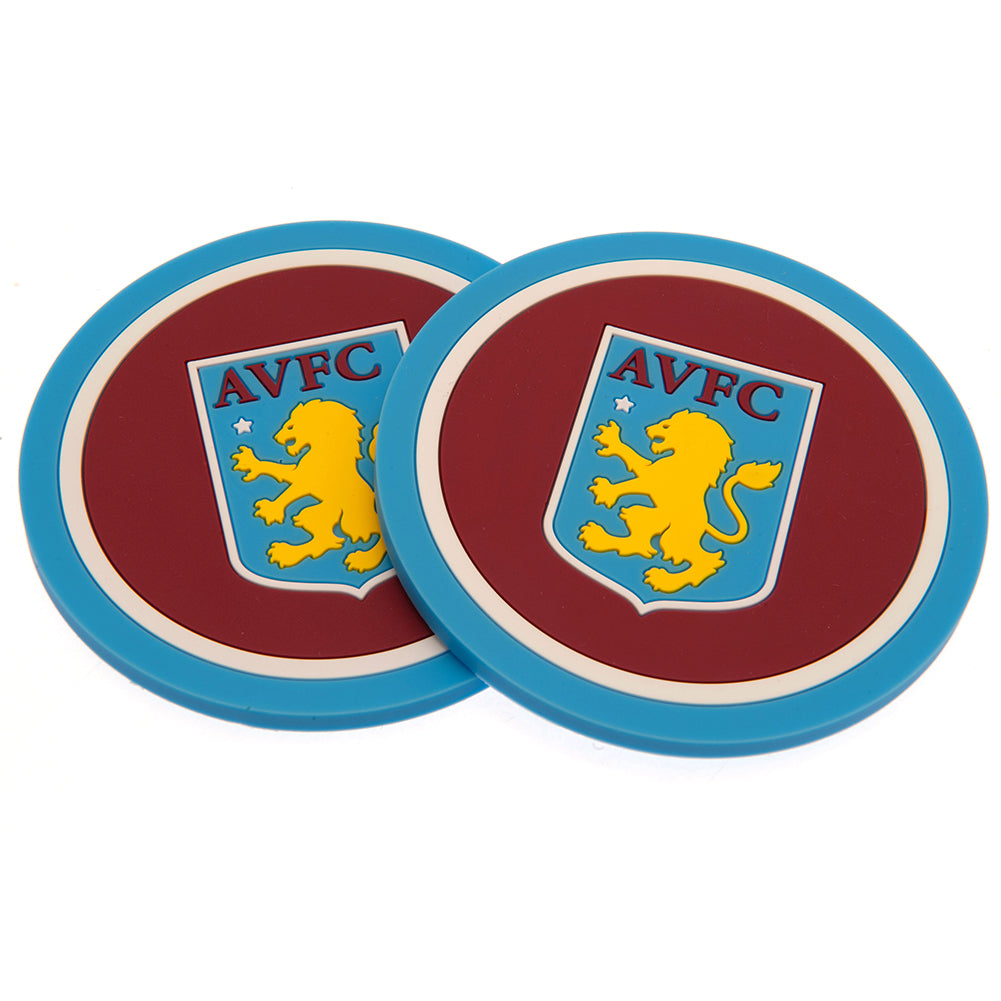 Aston Villa FC 2pk Coaster Set - Coasters at Gift Moments