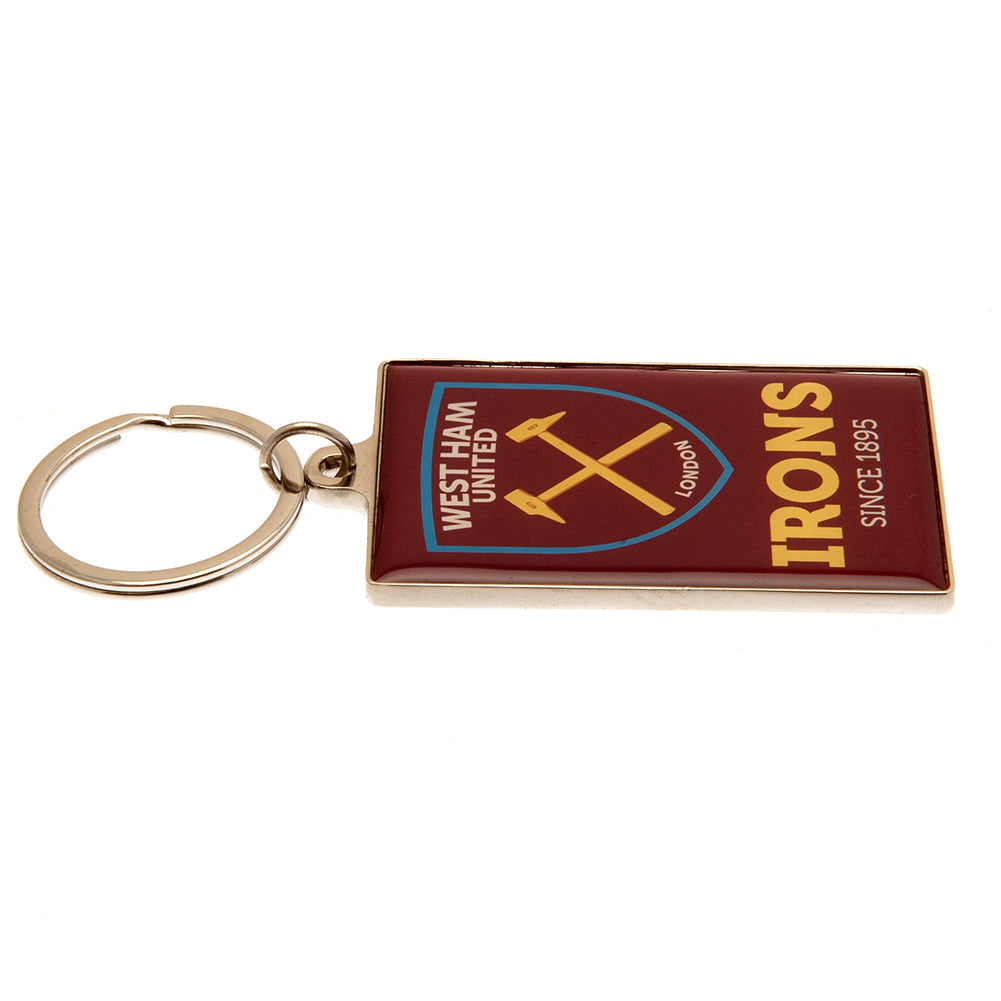 West Ham United FC Metal Keyring: 2 - Keyrings By West Ham United