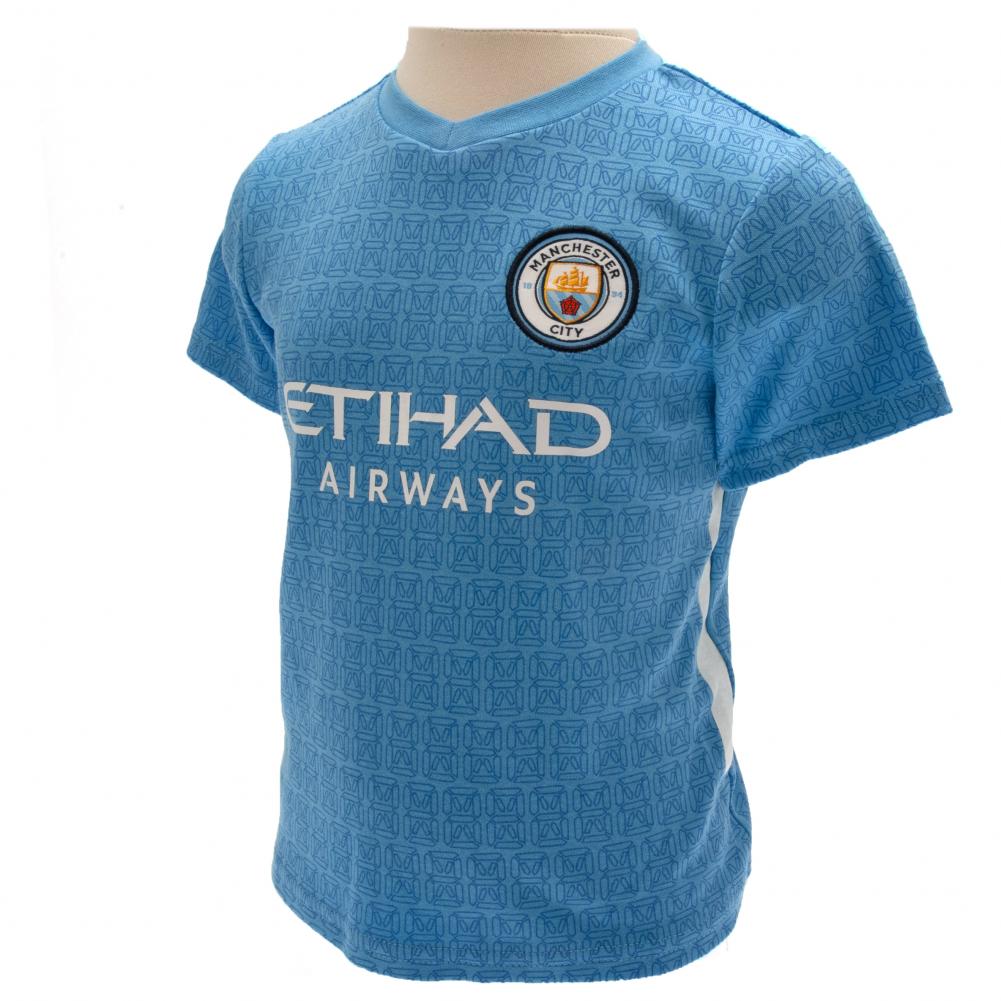 Manchester City FC Shirt & Short Set for 6-9 Months - Baby Clothing at Gift Moments