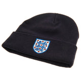 England FA Cuff Beanie - Navy Blue Knitted Hat - Caps & Hats at Gift Moments