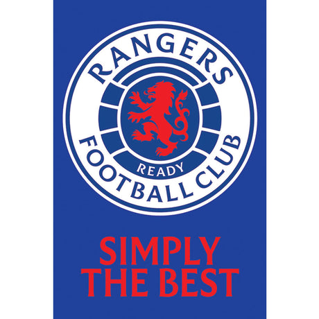 Rangers FC Poster Crest 5 - Posters at Gift Moments