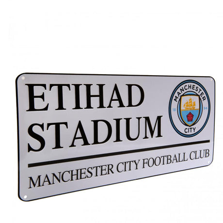 Manchester City FC Street Sign - Etihad Stadium Wall Decor - Signs & Plaques at Gift Moments