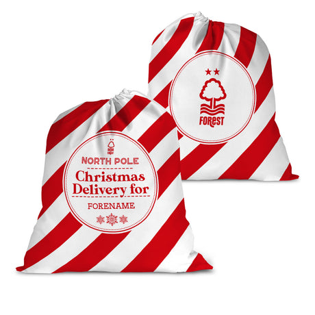 Personalised Nottingham Forest Christmas Delivery Sack - Christmas at Gift Moments