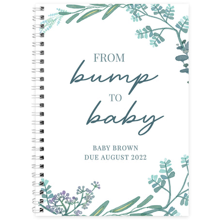 Personalised Pregnancy Journey A5 Journal: 5 - Notebooks By Gift Moments