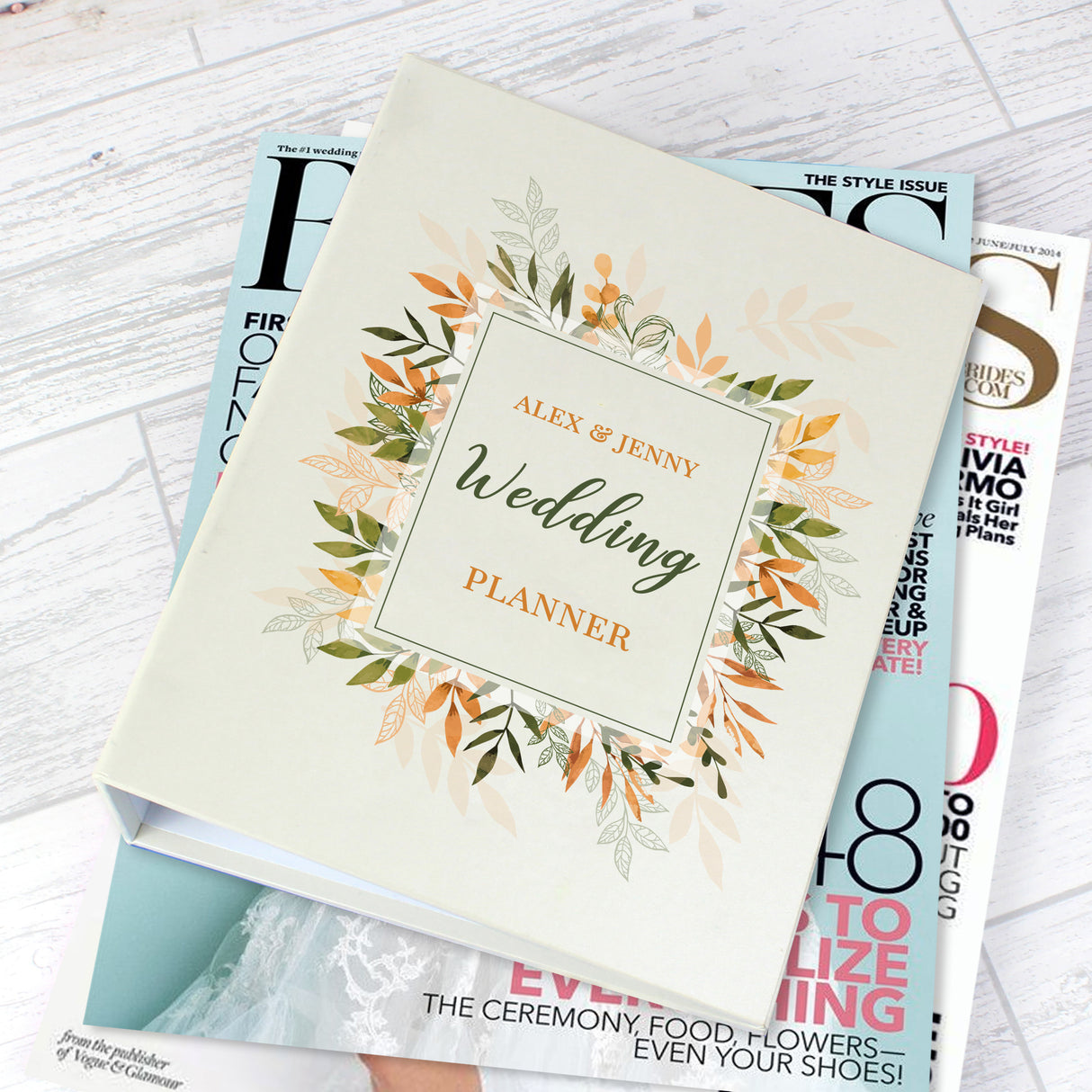 Personalised Autumnal Wedding Planner - Calendars & Planners at Gift Moments