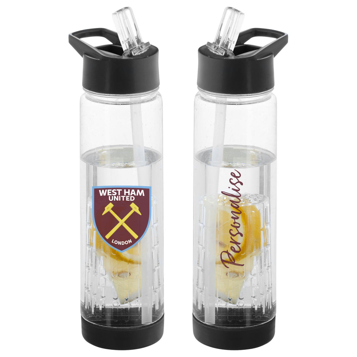 West Ham United FC Personalised Infuser Bottle: 1 - Water Bottles By West Ham United