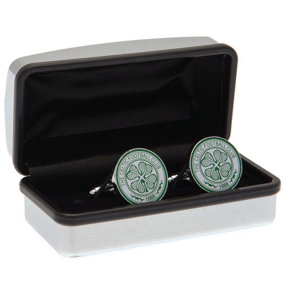 Celtic FC Cufflinks - Vintage Elegance for Fans - Cufflinks & Tie Slides at Gift Moments