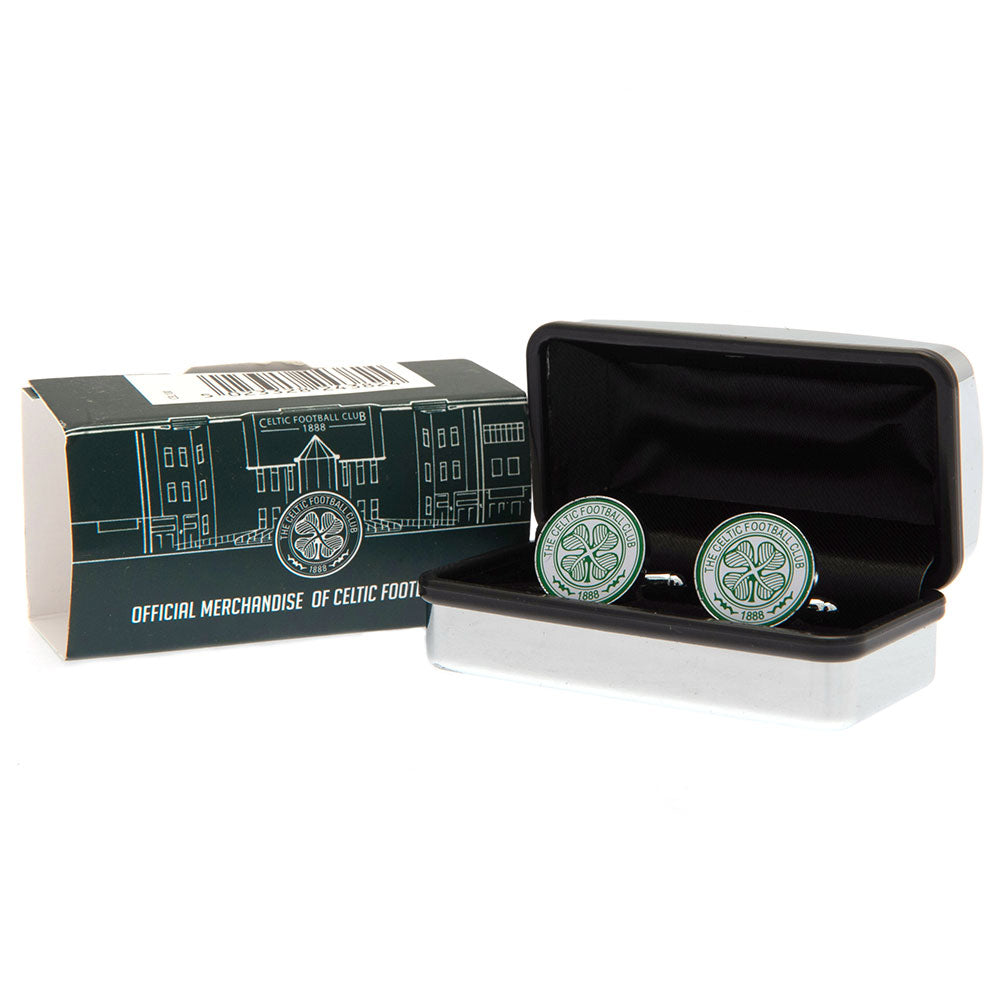 Celtic FC Cufflinks - Vintage Elegance for Fans - Cufflinks & Tie Slides at Gift Moments