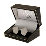 West Ham United FC Stainless Steel Formed Cufflinks - Cufflinks & Tie Slides at Gift Moments