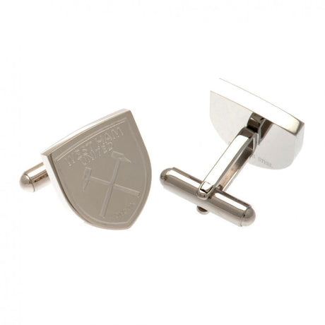 West Ham United FC Stainless Steel Formed Cufflinks - Cufflinks & Tie Slides at Gift Moments