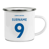 Personalised Leeds United FC Enamel Mug - Mugs at Gift Moments