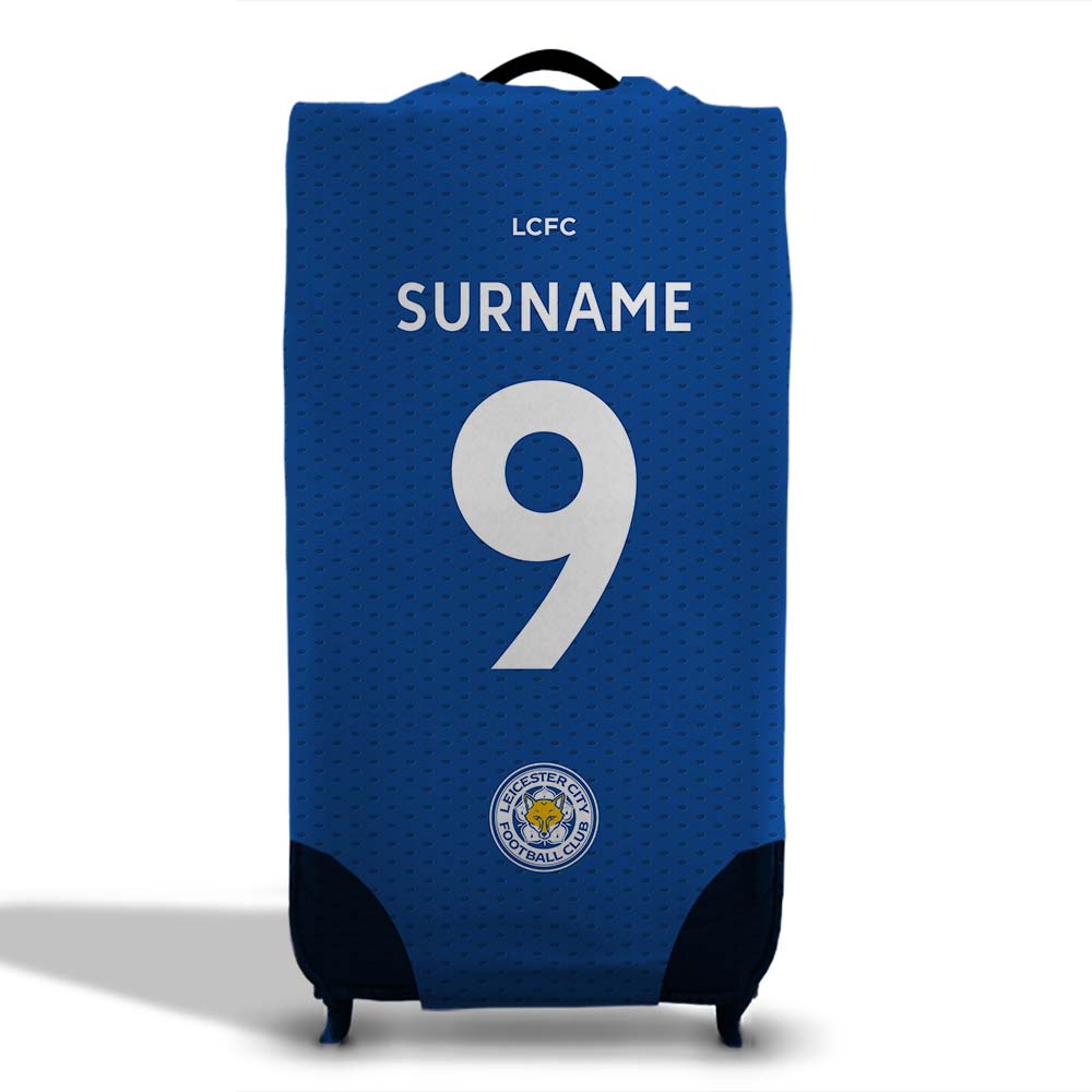 Personalised Leicester City FC Suitcase Cover (Large) - Suitcase Covers at Gift Moments