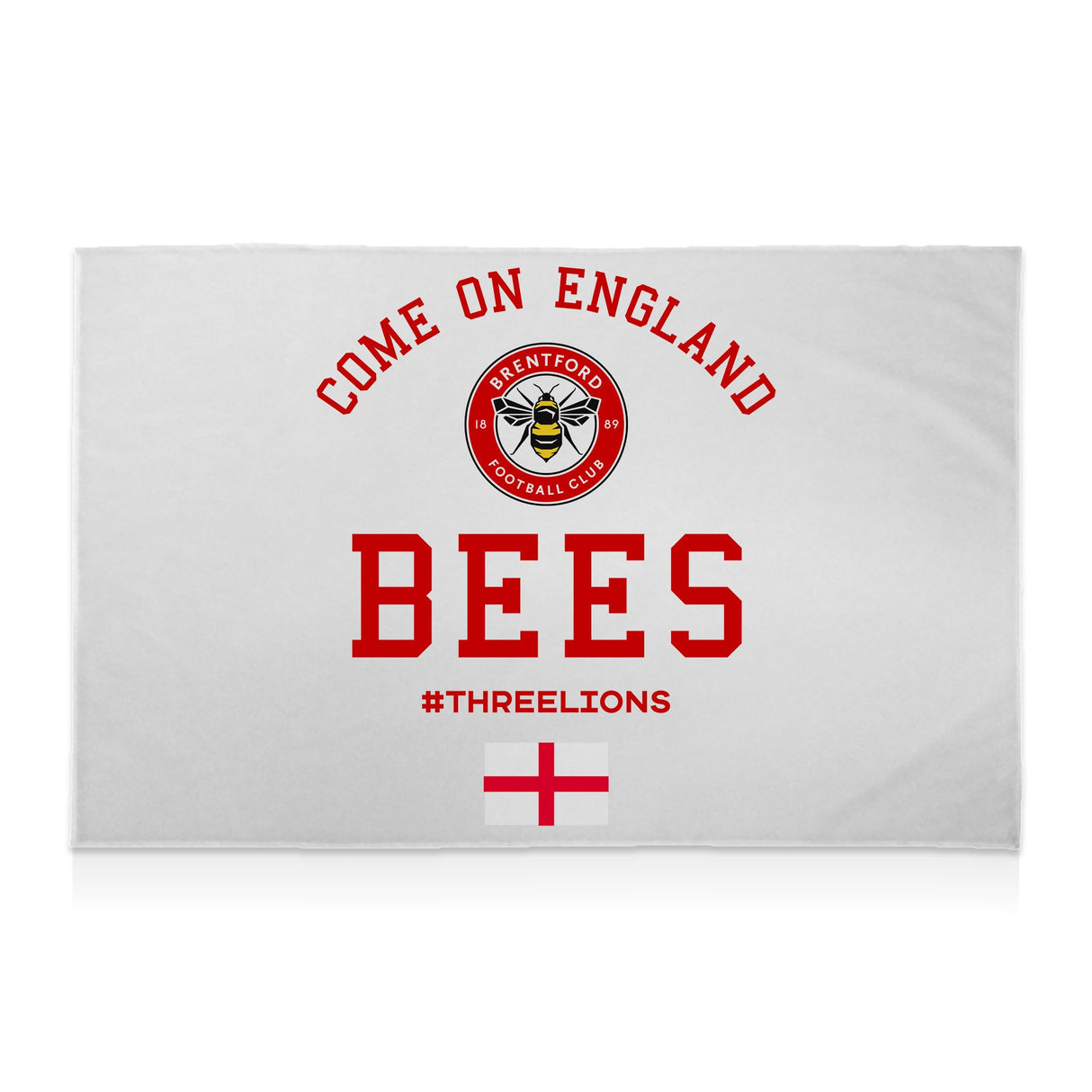 Personalised Brentford FC Come On England Banner - Flags & Banners at Gift Moments