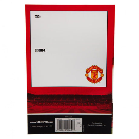 Manchester United FC Pop-Up Birthday Card - Greeting Cards at Gift Moments