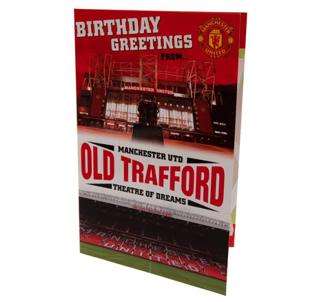 Manchester United FC Pop-Up Birthday Card - Greeting Cards at Gift Moments