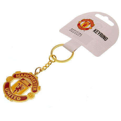 Manchester United FC Crest Keyring - Keyrings at Gift Moments