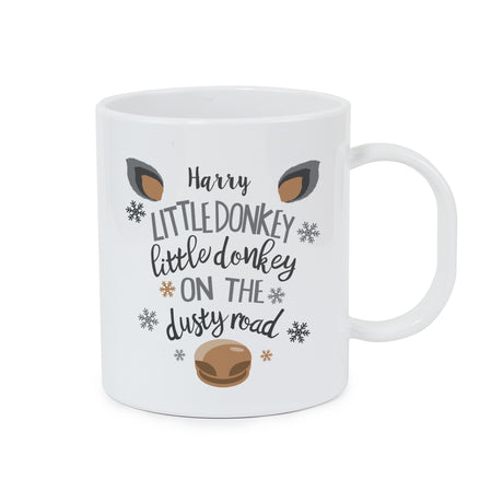 Personalised Little Donkey Plastic Mug - Plastic Mugs at Gift Moments