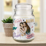 Personalised Chosen Family Photo Upload Large Scented Jar Candle - Candles at Gift Moments