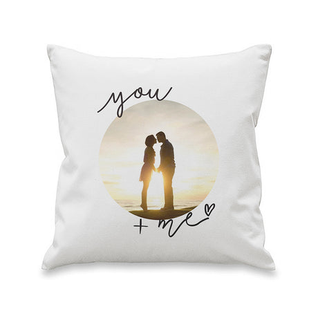 Personalised You & Me Photo Upload Cushion - Cushions at Gift Moments