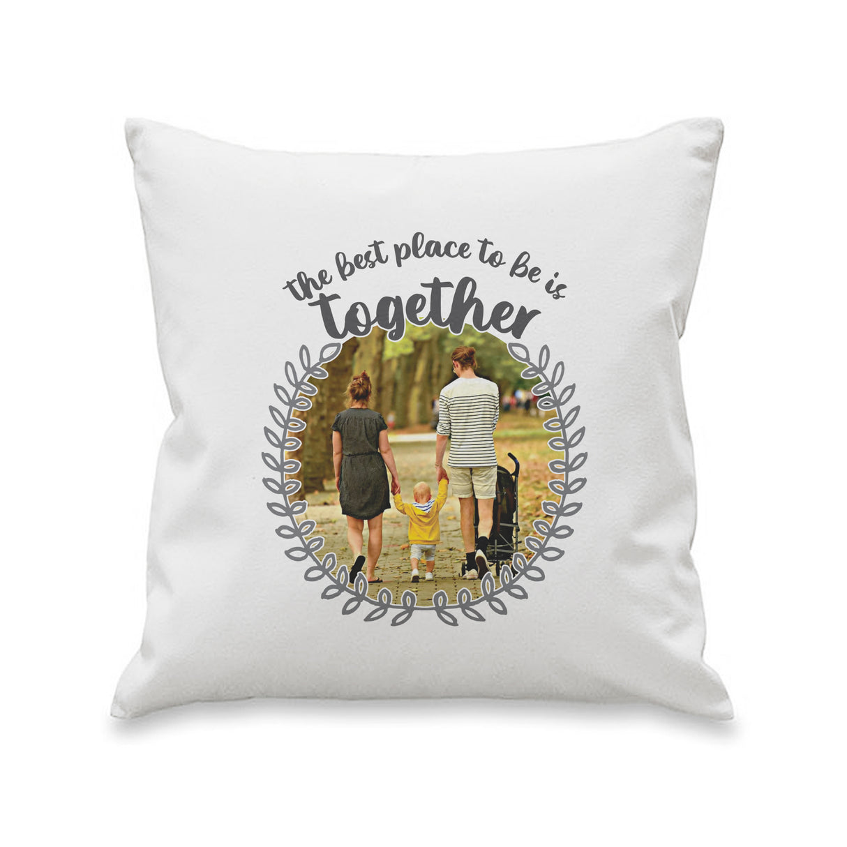 Personalised Better Together Photo Cushion: 2 - Cushions By Gift Moments