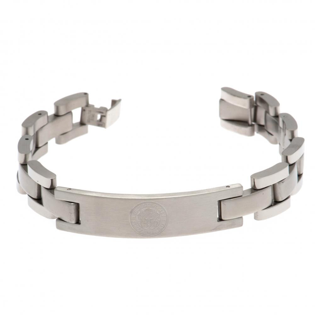 Leicester City FC Stainless Steel Link Bracelet - Jewellery at Gift Moments