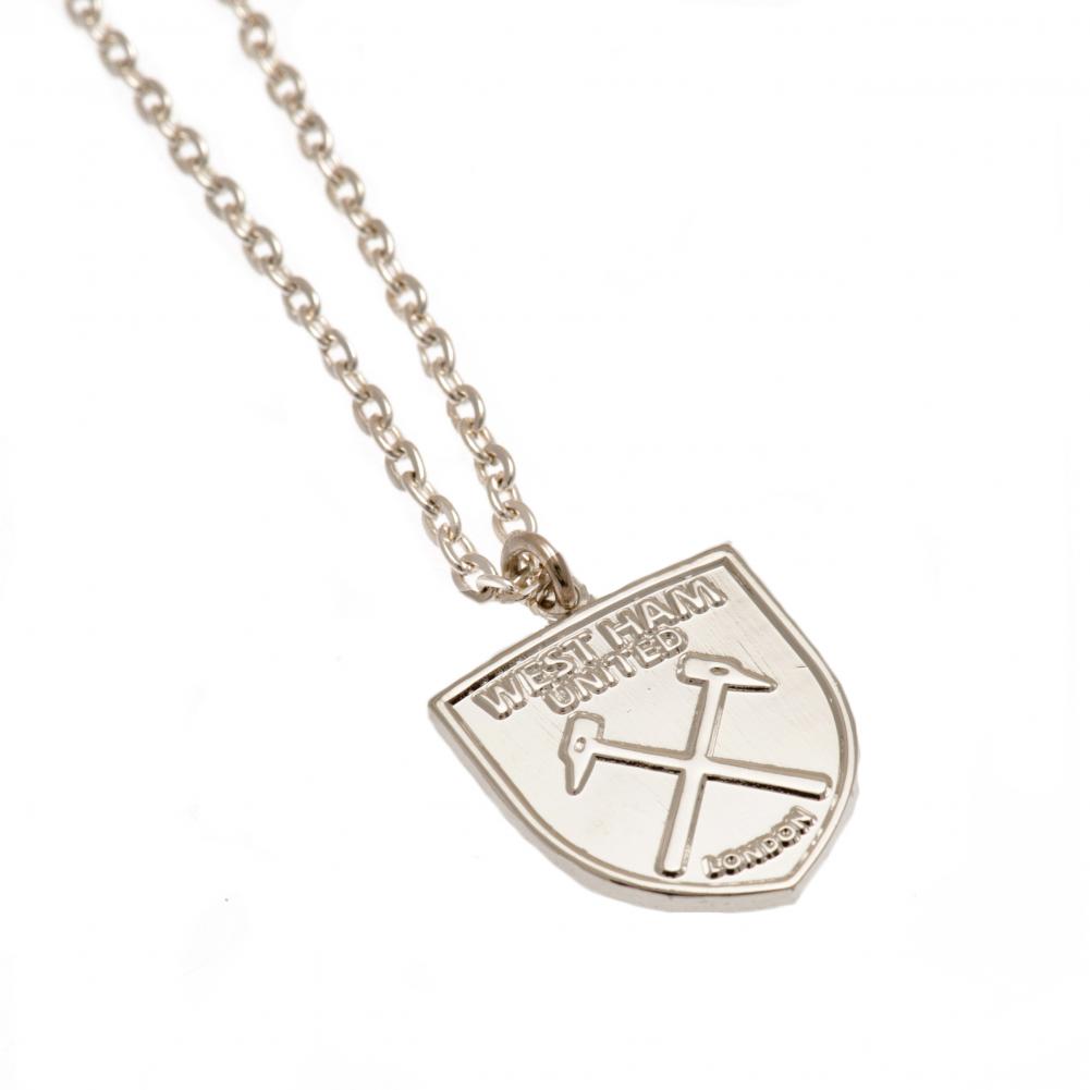 West Ham United FC Silver Pendant & Chain: 3 - Jewellery By West Ham United