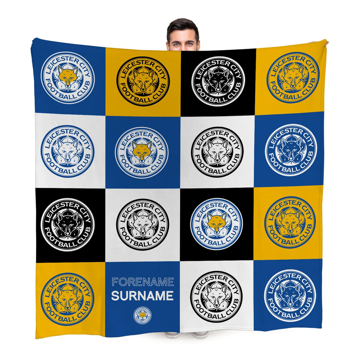 Personalised Leicester City FC Fleece Blanket: 1 - Blankets By Leicester City