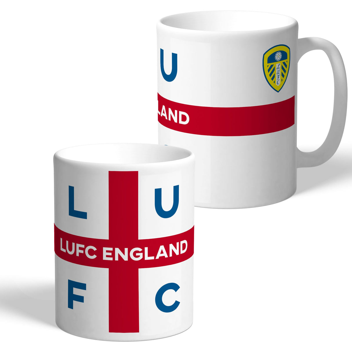 Personalised Leeds United FC England Supporters Club Mug - Mugs at Gift Moments