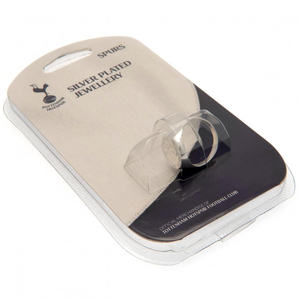 Tottenham Hotspur Silver Plated Crest Ring: 2 - Jewellery By Tottenham Hotspur