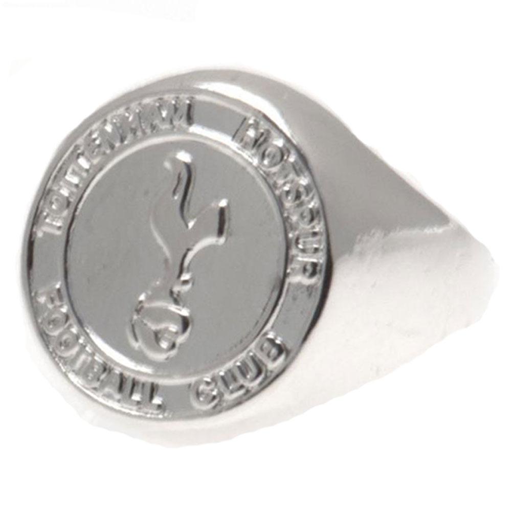 Tottenham Hotspur Silver Plated Crest Ring: 1 - Jewellery By Tottenham Hotspur