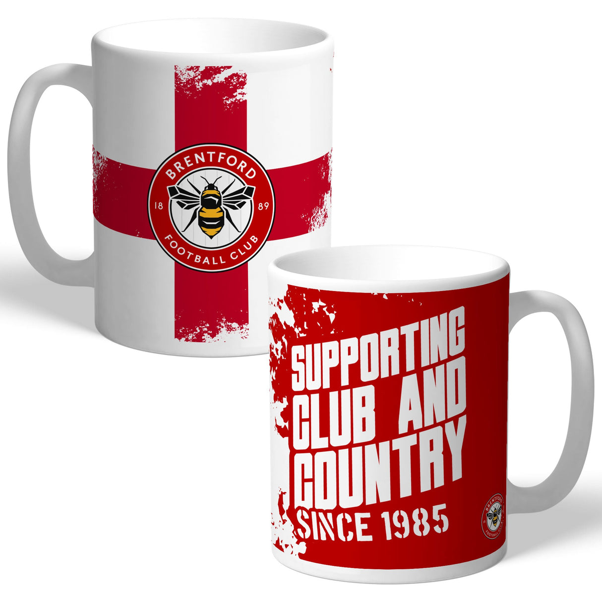 Personalised Brentford FC Club and Country Mug - Mugs at Gift Moments