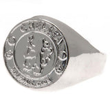 Chelsea FC Silver Plated Crest Ring Small - Jewellery at Gift Moments