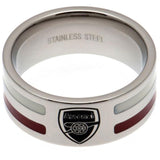 Arsenal FC Colour Stripe Ring Large - Jewellery at Gift Moments