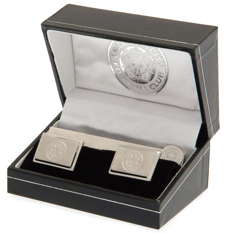 Leicester City FC Tie Slide & Cufflink Set - Cufflinks & Tie Slides at Gift Moments