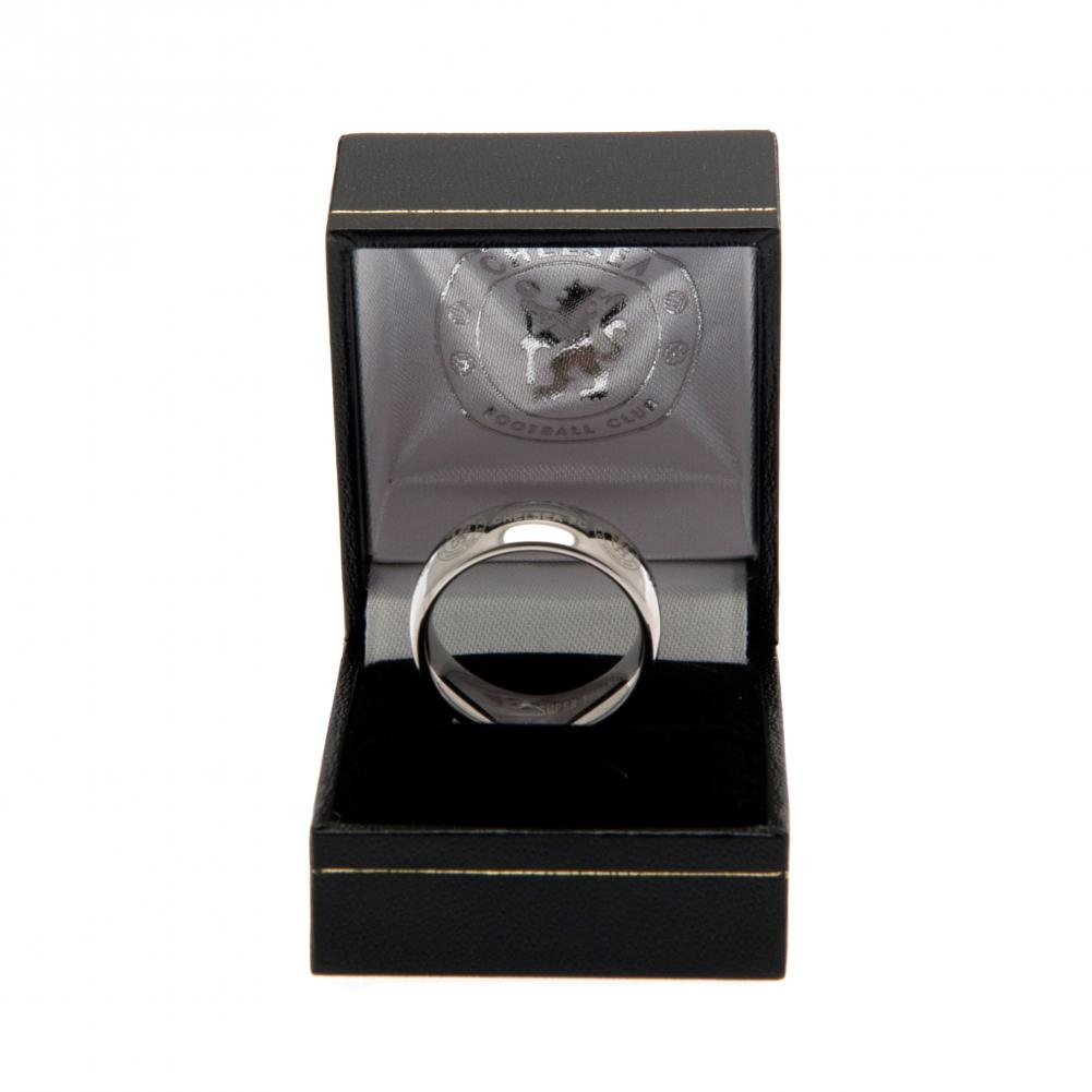 Chelsea FC Super Titanium Ring Large - Jewellery at Gift Moments