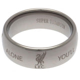 Liverpool FC Super Titanium Crest Ring: 1 - Jewellery By Liverpool