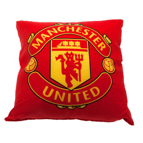 Manchester United FC Cushion - Red Club Crest Design - Cushions at Gift Moments