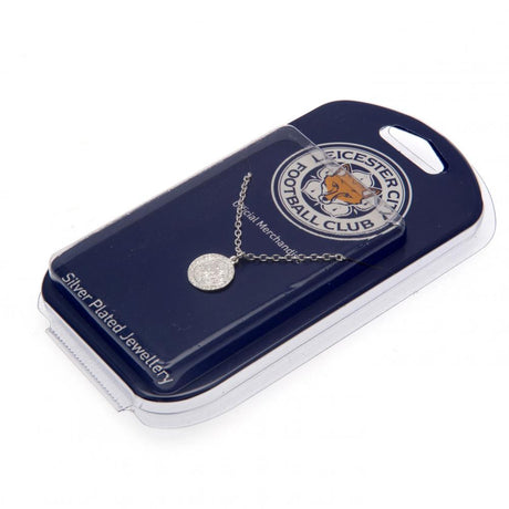 Leicester City FC Silver Plated Pendant & Chain - Jewellery at Gift Moments