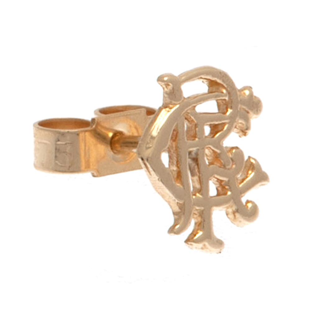 Rangers FC 9ct Gold Crest Earrings - Jewellery at Gift Moments