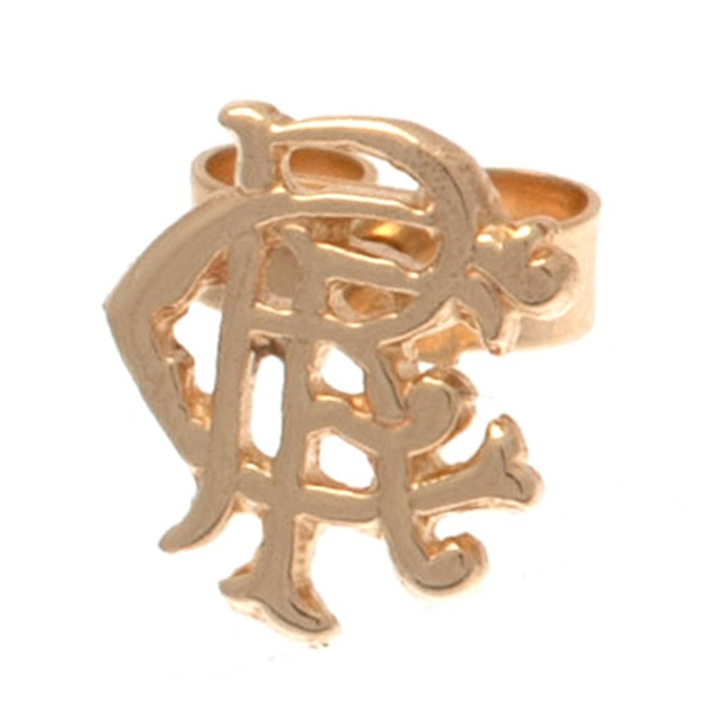 Rangers FC 9ct Gold Crest Earrings - Jewellery at Gift Moments