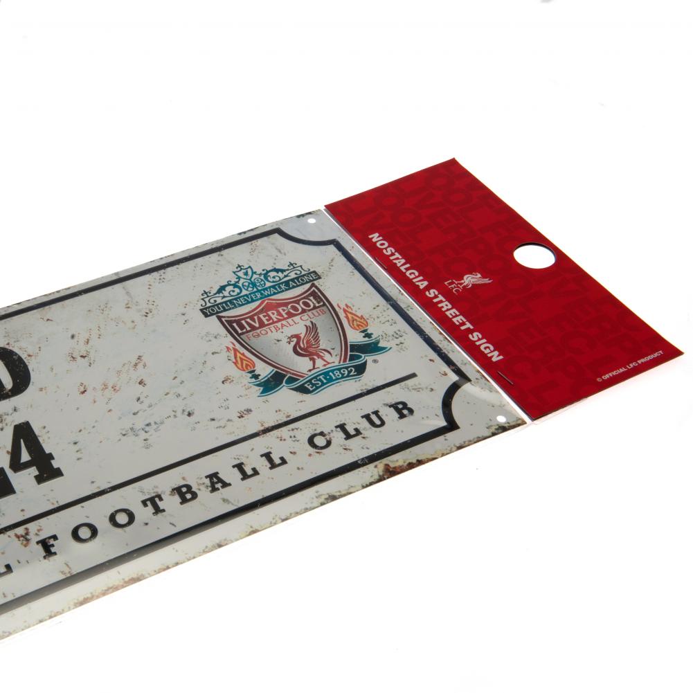 Liverpool FC Street Sign Retro Wall Decor - Signs & Plaques at Gift Moments