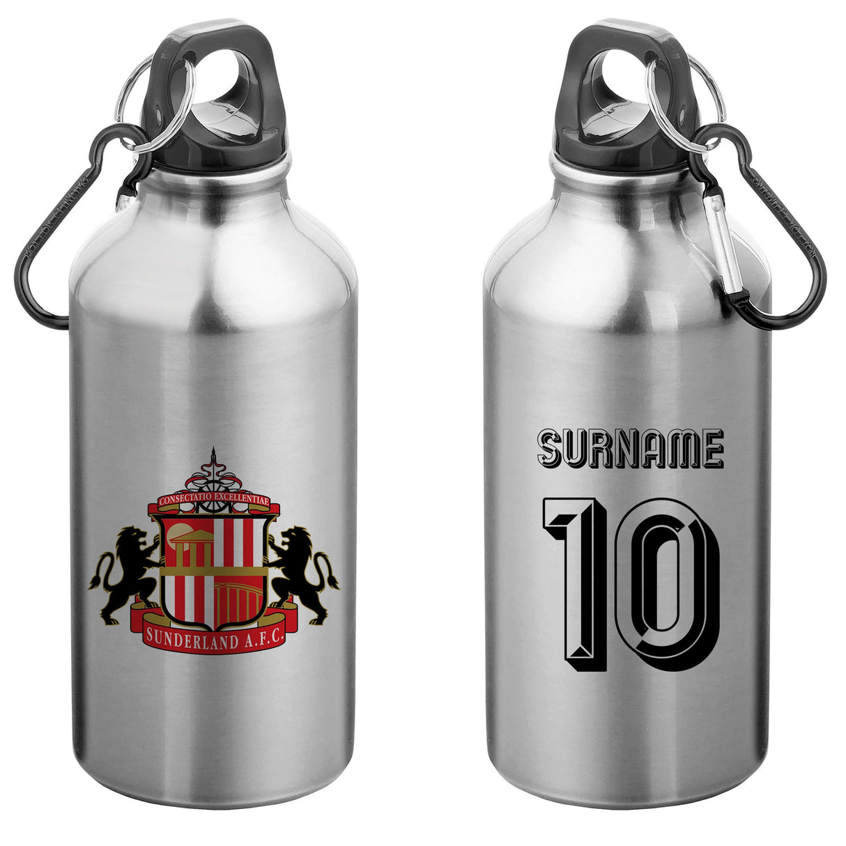 Personalised Sunderland AFC Retro Water Bottle - Water Bottles at Gift Moments