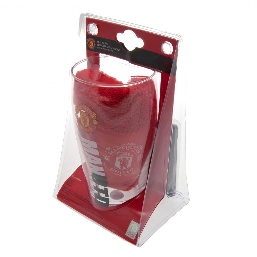 Manchester United FC Mini Bar Set - Barware at Gift Moments