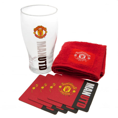 Manchester United FC Mini Bar Set - Barware at Gift Moments