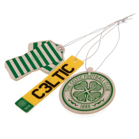 Celtic FC 3pk Air Freshener Set - Car Accessories at Gift Moments