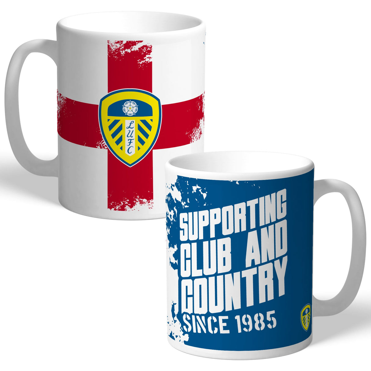 Personalised Leeds United FC Club and Country Mug - Mugs at Gift Moments