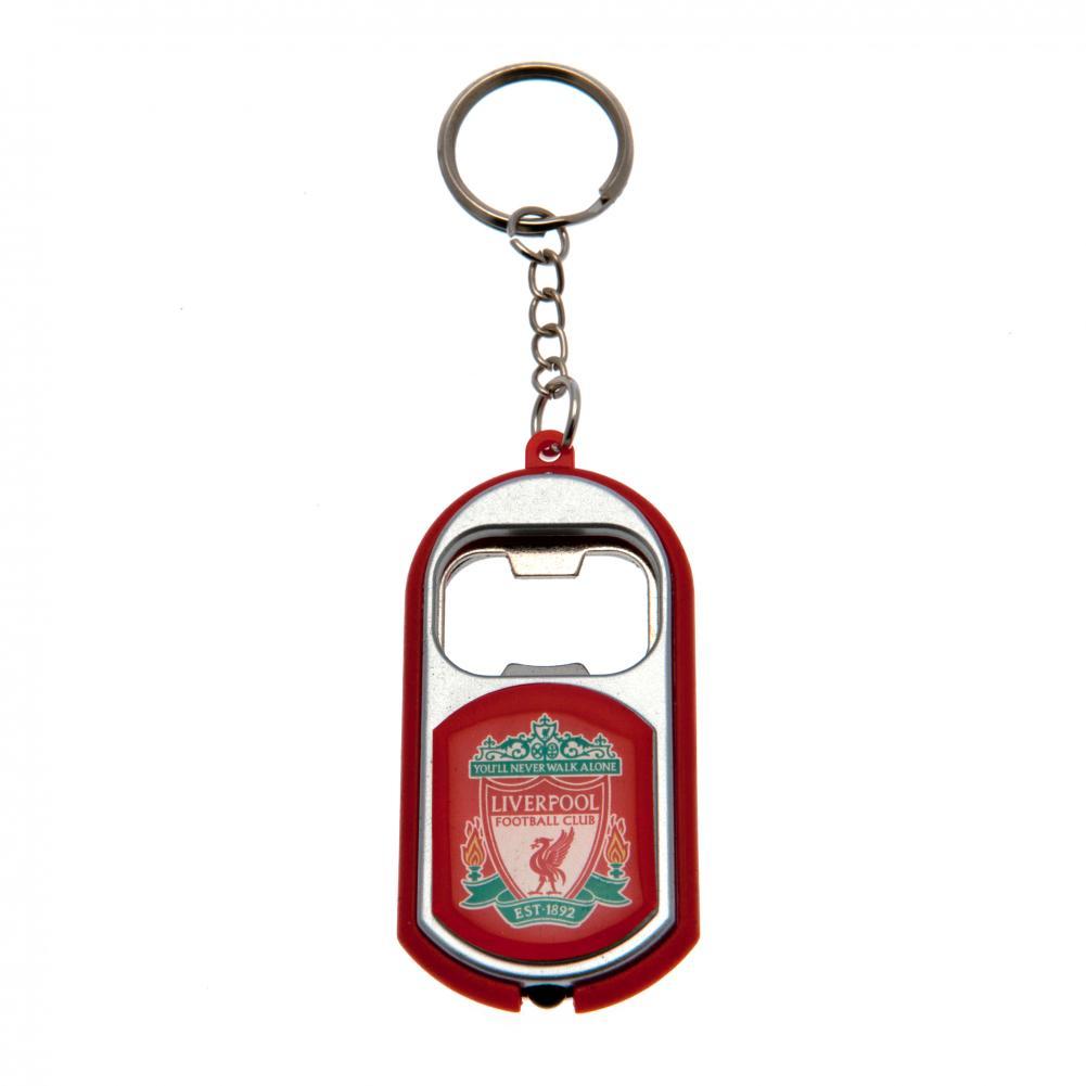 Liverpool FC Keyring Torch Bottle Opener - Keyrings at Gift Moments